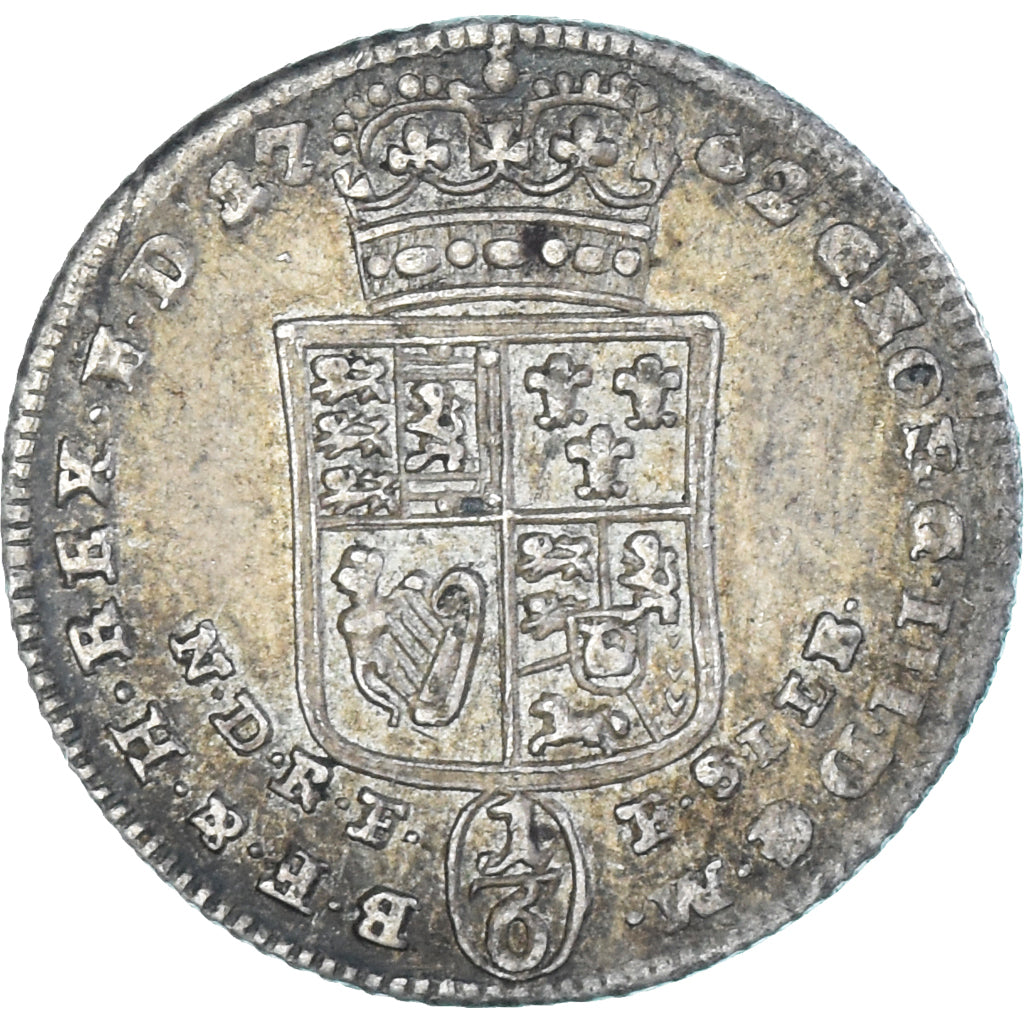 Moeda, Estados Alemães, BRUNSWICK-LUNEBURG-CALENBERG-HANNOVER, George III, 1/6
