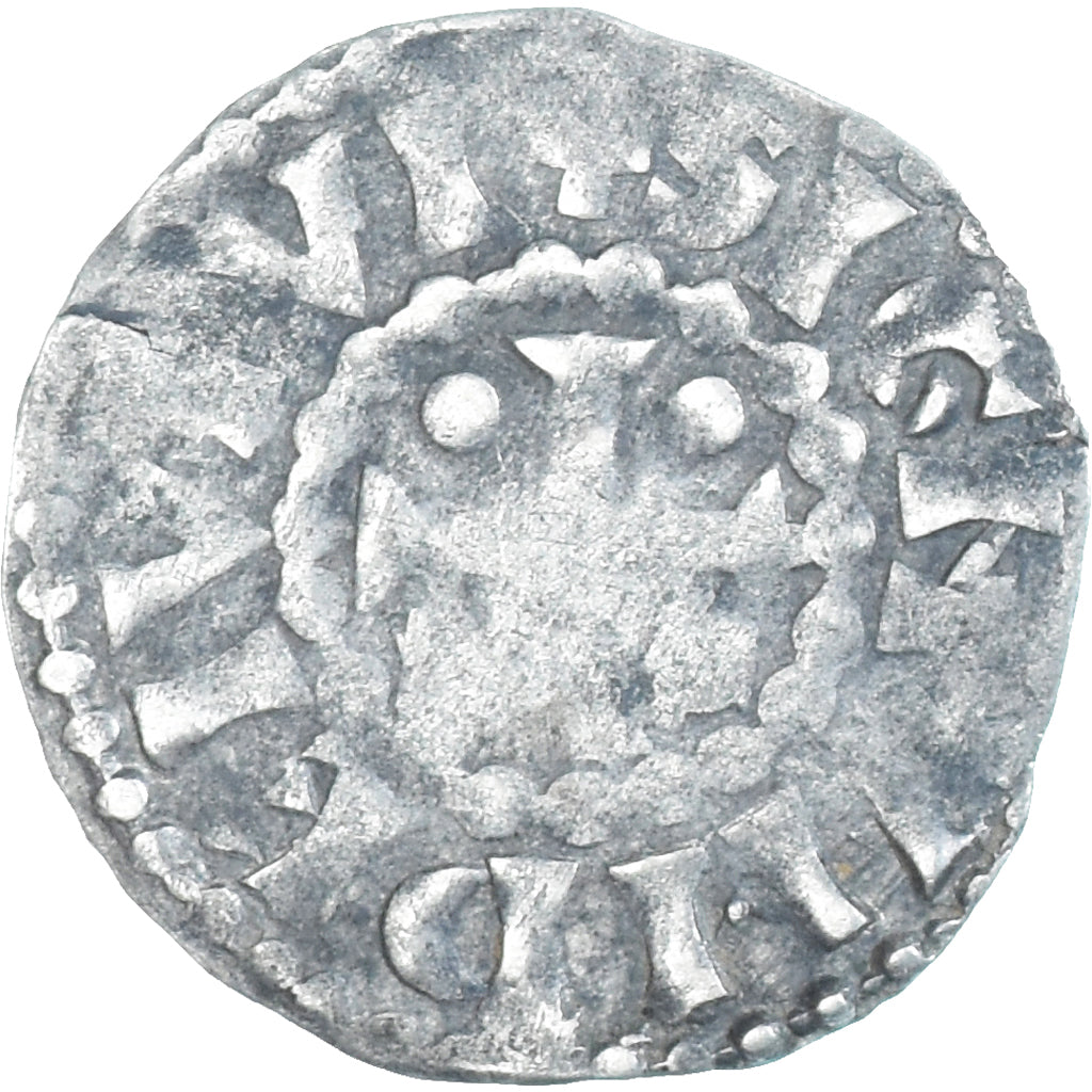 Moeda, França, Maine, Herbert I, Denier, ND (1015-1246), Le Mans, VF(30-35)