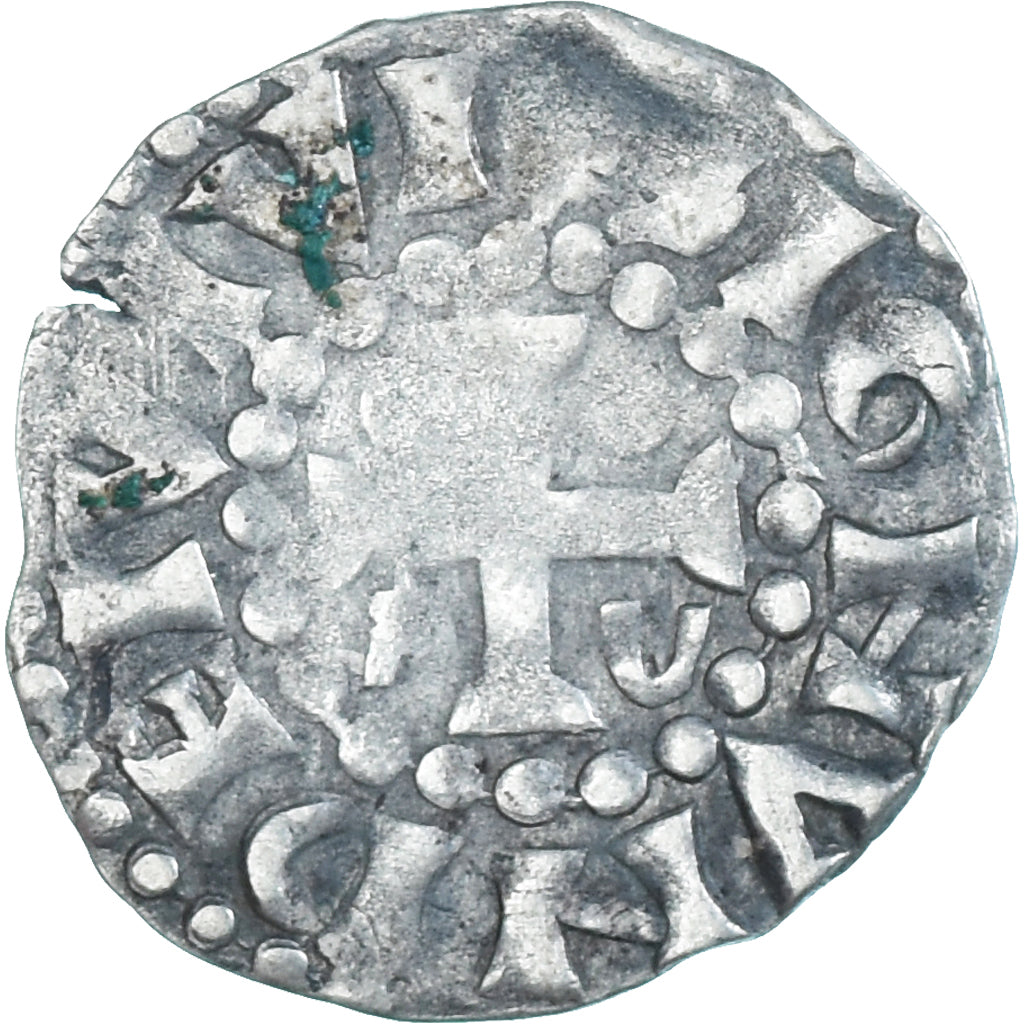 Moeda, França, Maine, Herbert I, Denier, ND (1015-1246), Le Mans, VF(30-35)