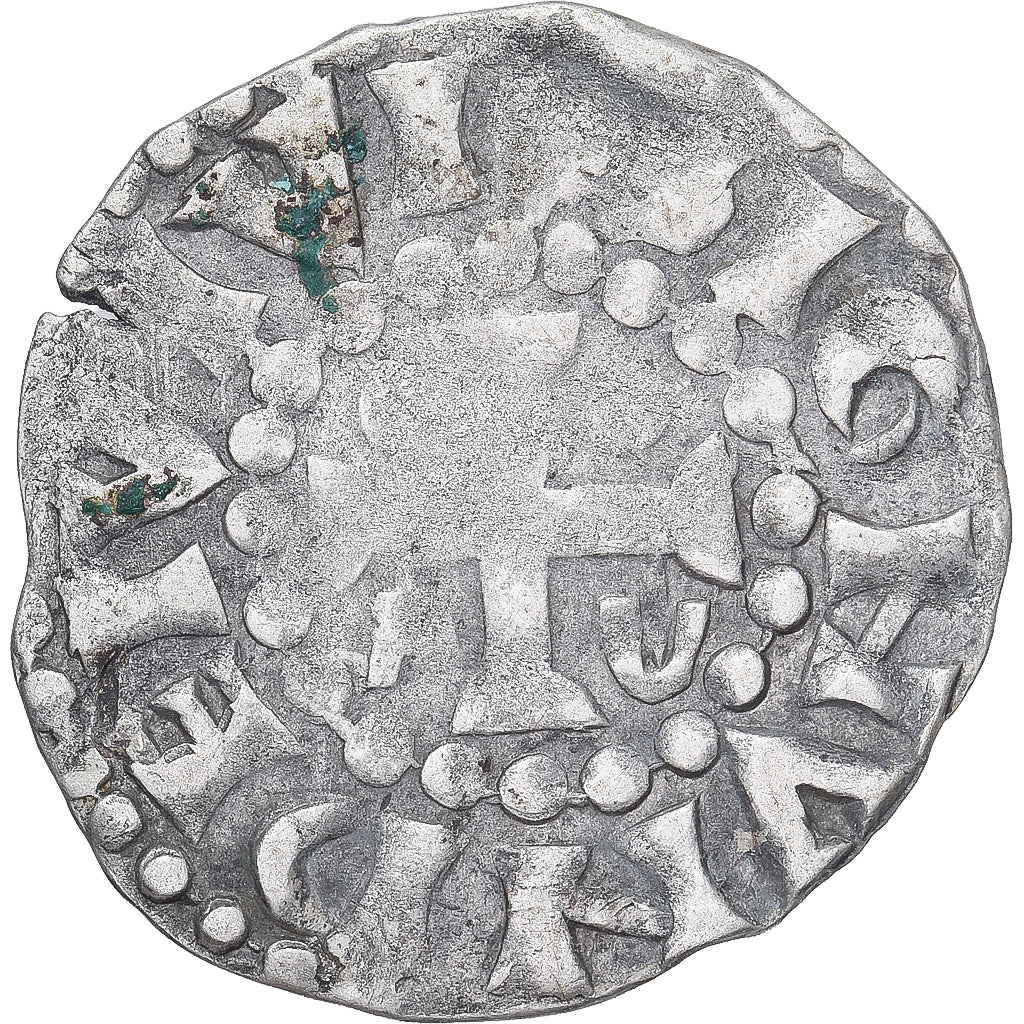 Moneda, Francia, Maine, Herbert I, Denier, ND (1015-1246), Le Mans, BC+, Plata