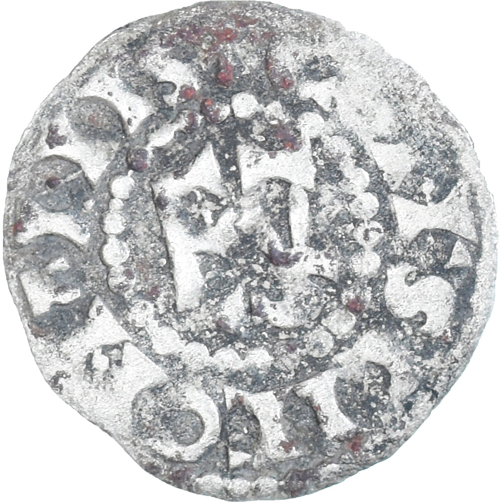 Munten, Frankrijk, Maine, Herbert I, Denier, ND (1015-1246), Le Mans, FR+