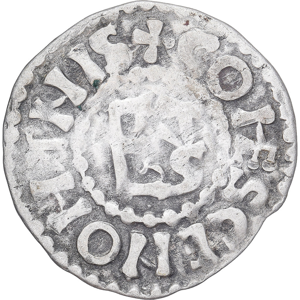 Moneda, Francia, Maine, Herbert I, Denier, ND (1015-1246), Le Mans, MBC, Plata