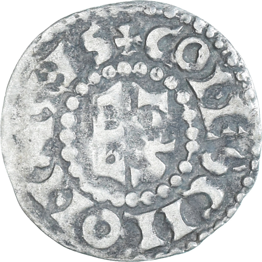 Moneda, Francia, Maine, Herbert I, Denier, ND (1015-1246), Le Mans, MBC, Plata