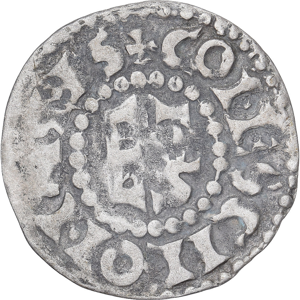 Moneda, Francia, Maine, Herbert I, Denier, ND (1015-1246), Le Mans, MBC, Plata