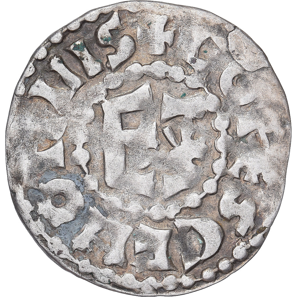 Moneda, Francia, Maine, Herbert I, Denier, ND (1015-1246), Le Mans, MBC, Plata