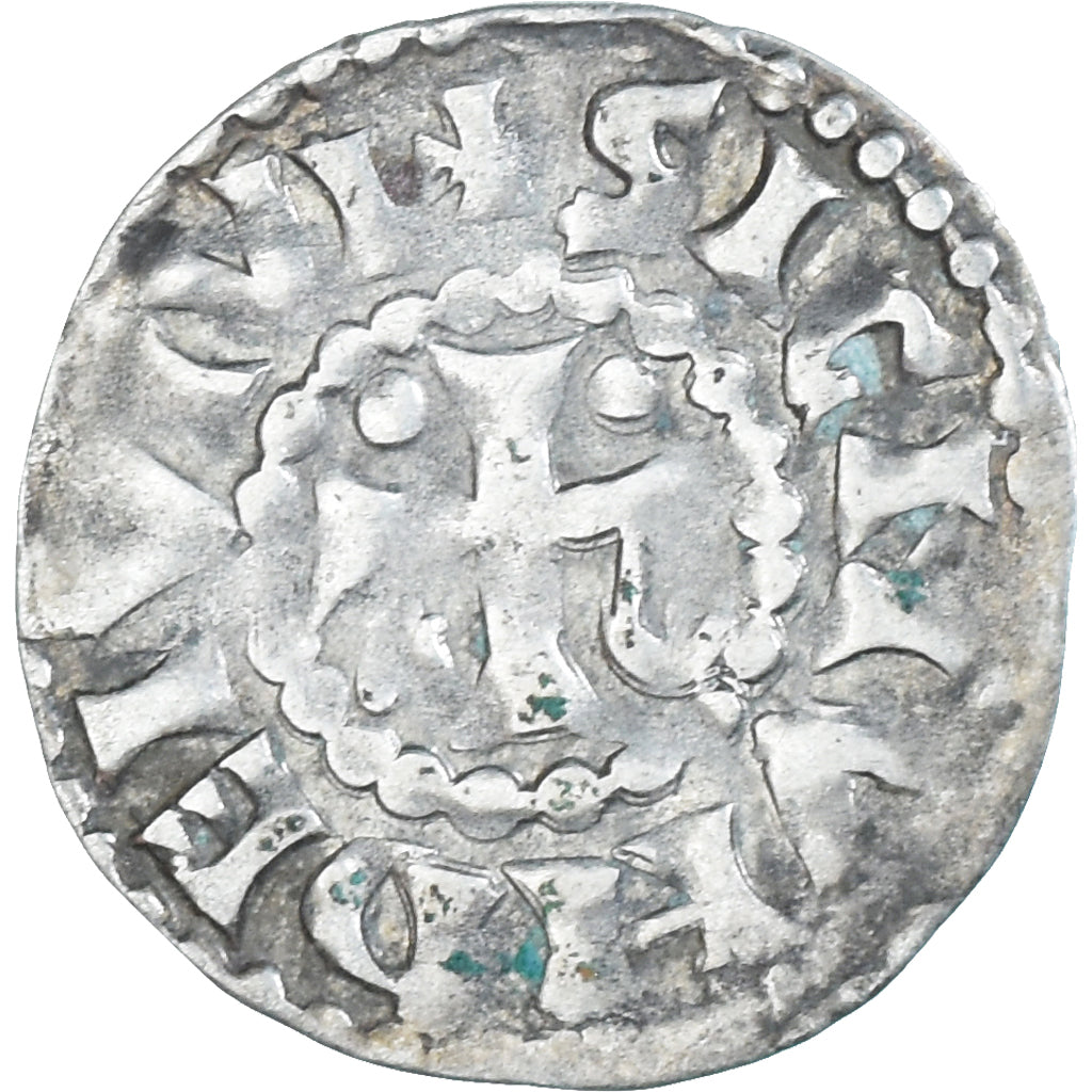 Moneda, Francia, Maine, Herbert I, Denier, ND (1015-1246), Le Mans, MBC, Plata