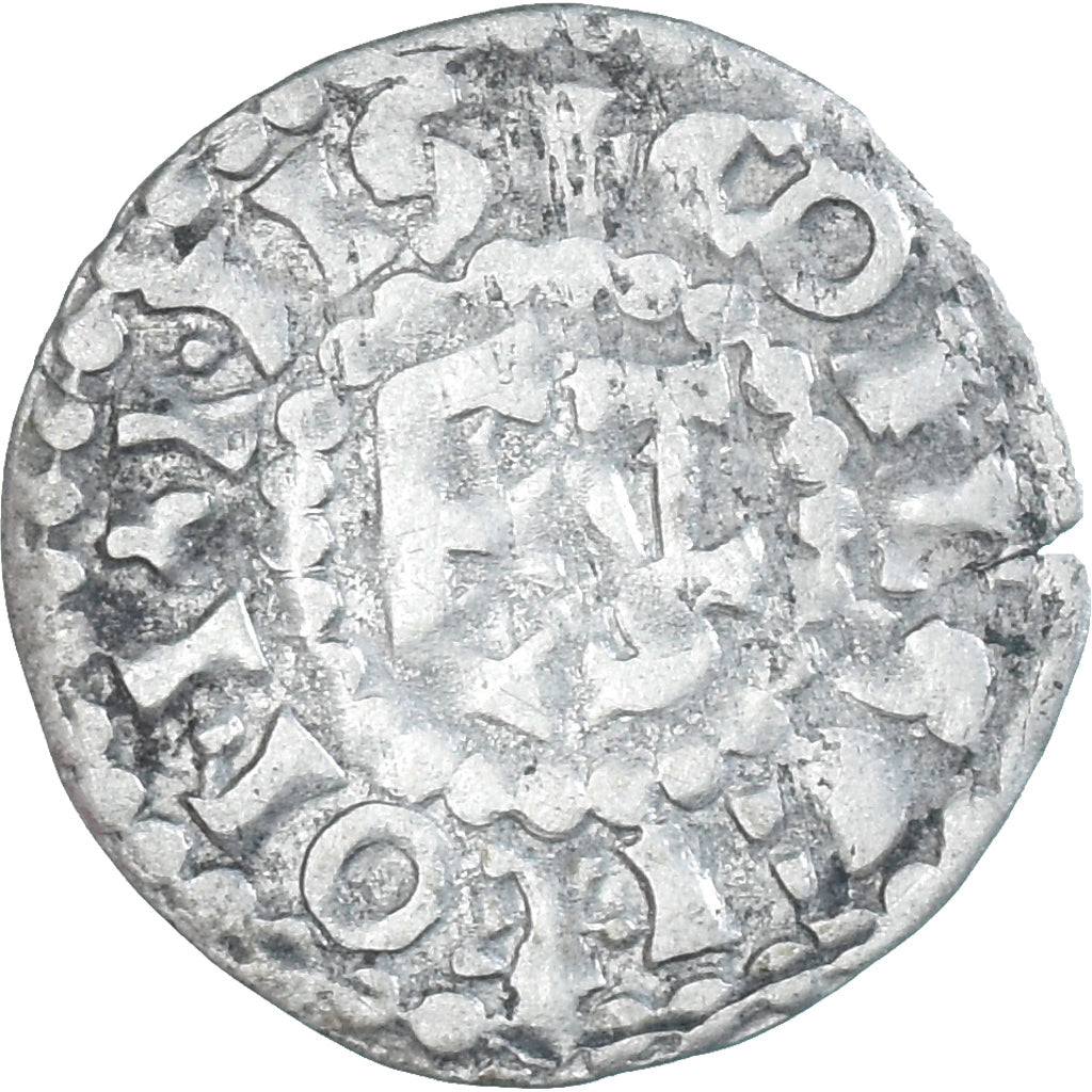 Moneda, Francia, Maine, Herbert I, Denier, ND (1015-1246), Le Mans, MBC, Plata