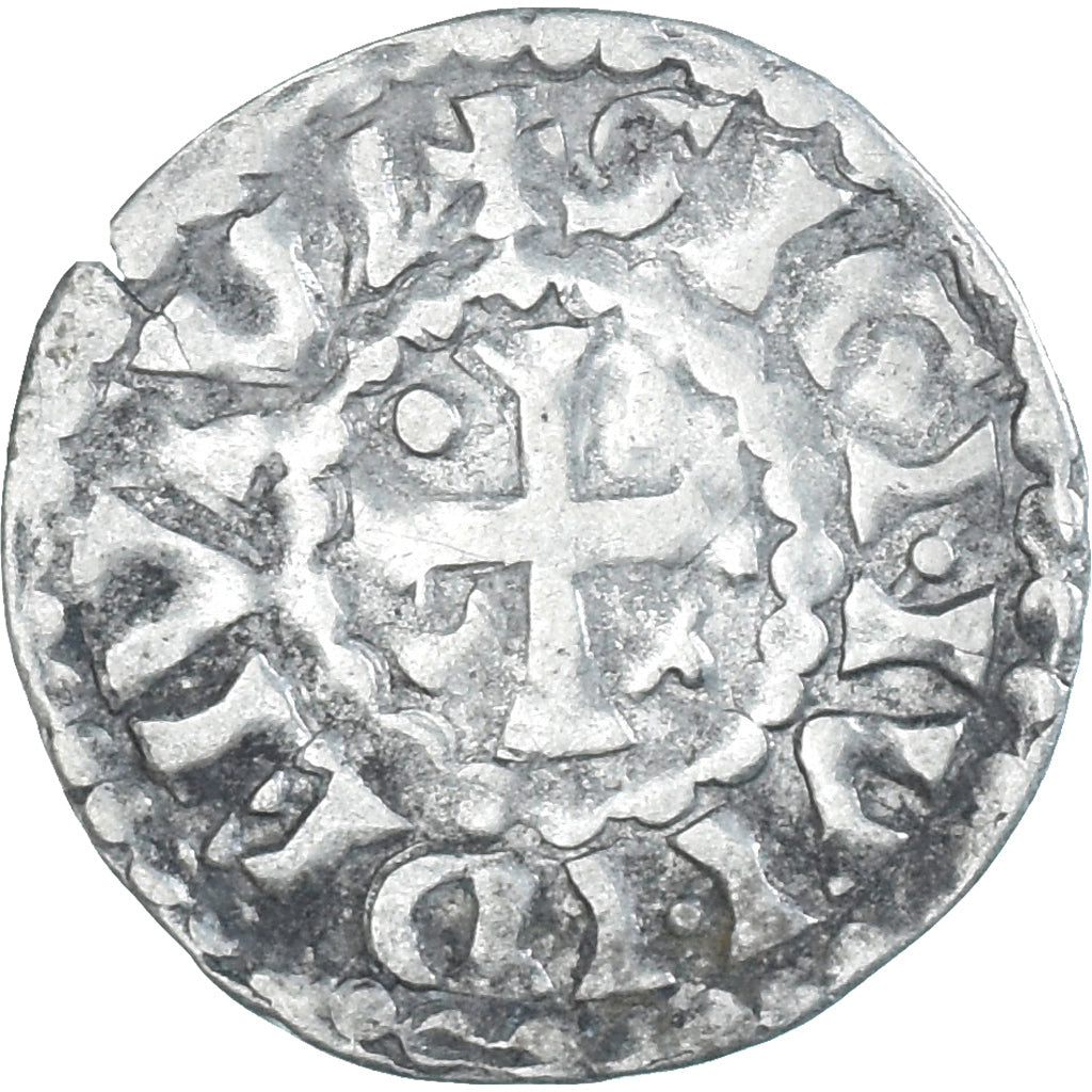 Moneda, Francia, Maine, Herbert I, Denier, ND (1015-1246), Le Mans, MBC, Plata