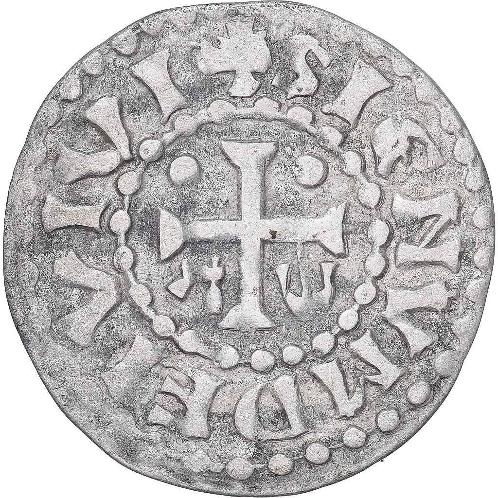 Moneda, Francia, Maine, Herbert I, Denier, ND (1015-1246), Le Mans, MBC, Plata