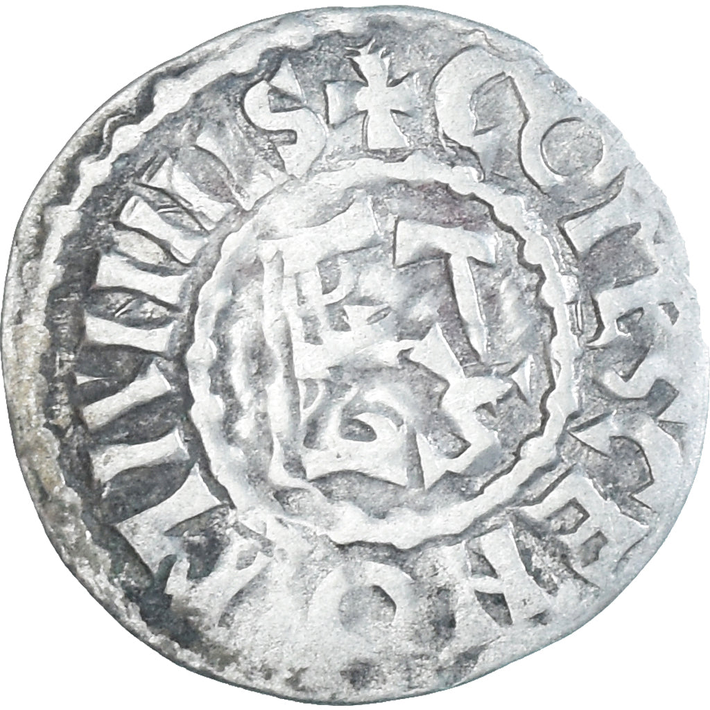 Moneda, Francia, Maine, Herbert I, Denier, ND (1015-1246), Le Mans, MBC, Plata
