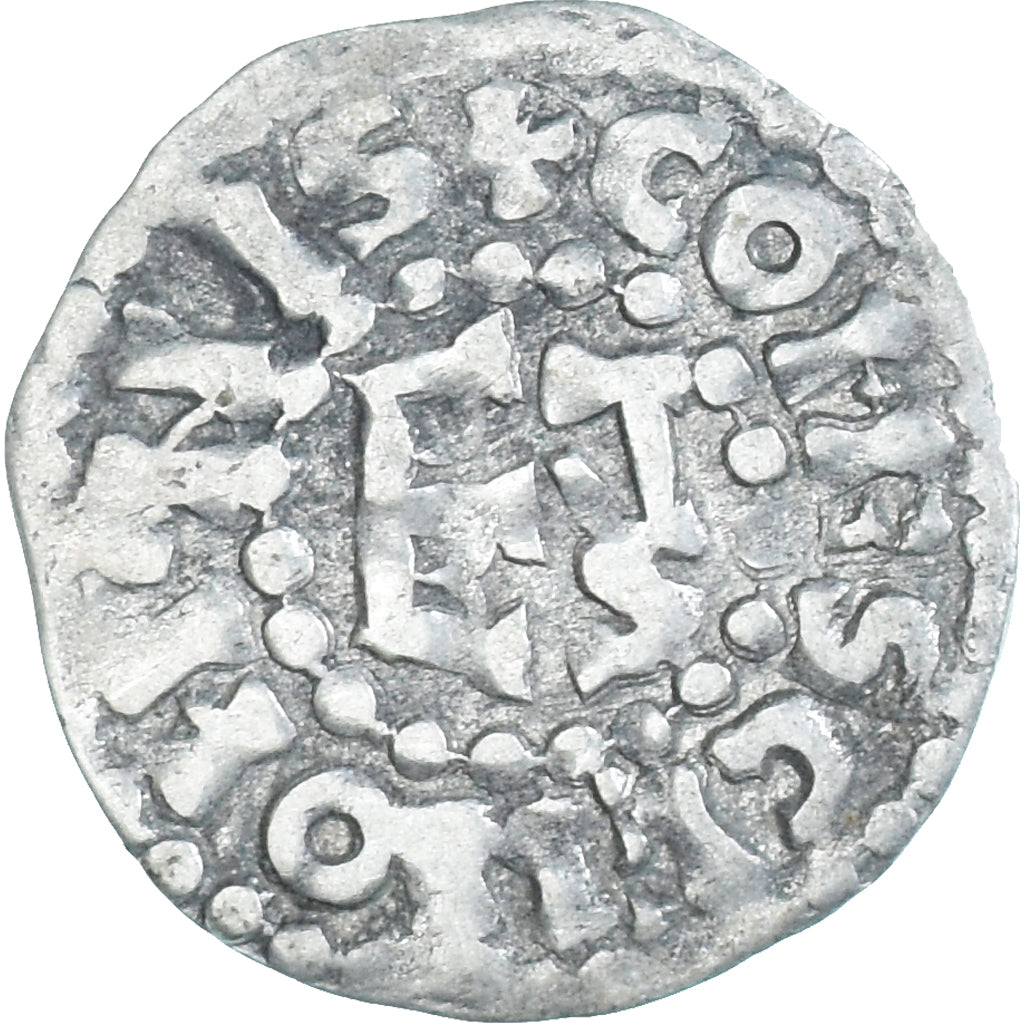 Moneda, Francia, Maine, Herbert I, Denier, ND (1015-1246), Le Mans, MBC, Plata