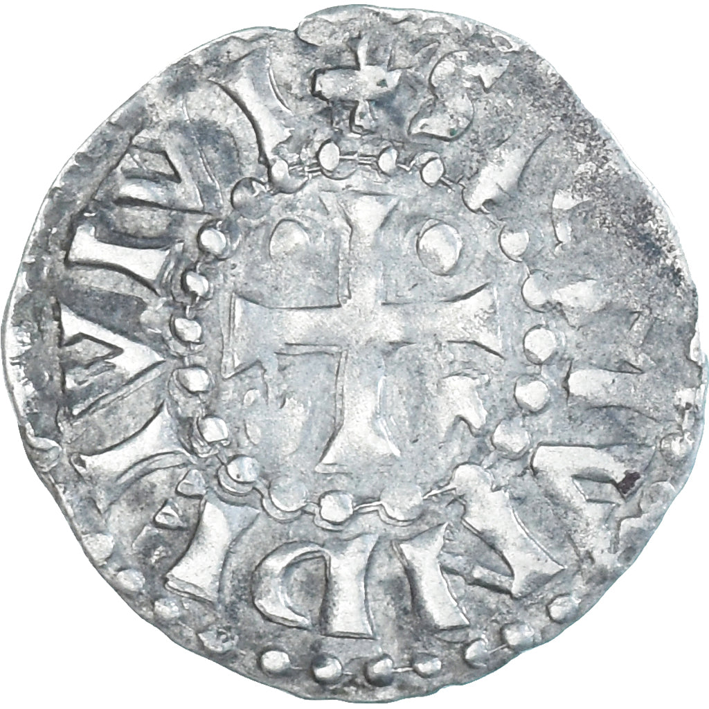 Moneda, Francia, Maine, Herbert I, Denier, ND (1015-1246), Le Mans, MBC, Plata