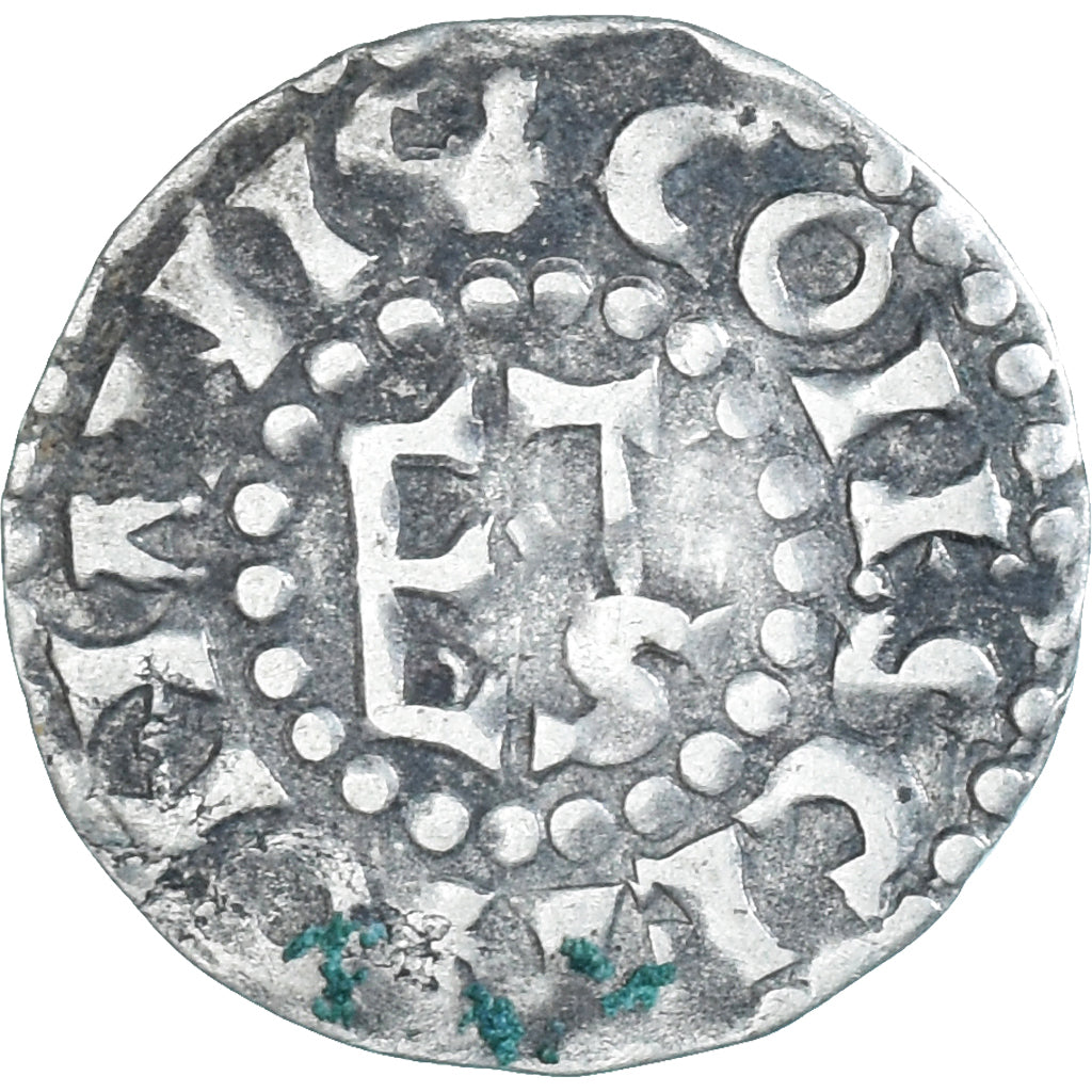 Moneda, Francia, Maine, Herbert I, Denier, ND (1015-1246), Le Mans, MBC+, Plata