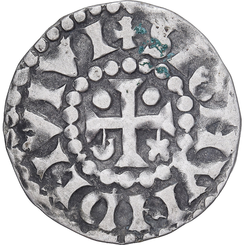 Moneda, Francia, Maine, Herbert I, Denier, ND (1015-1246), Le Mans, MBC+, Plata