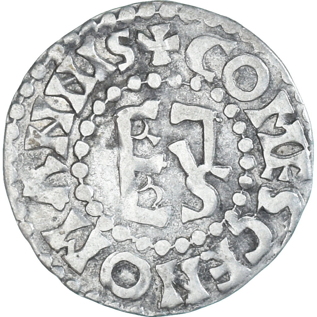 Moneda, Francia, Maine, Herbert I, Denier, ND (1015-1246), Le Mans, MBC+, Plata