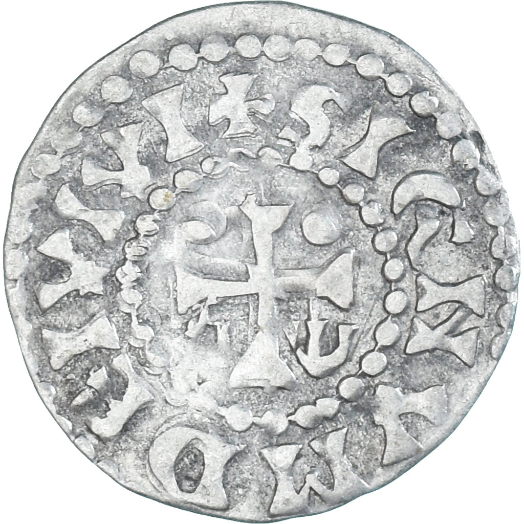 Moneda, Francia, Maine, Herbert I, Denier, ND (1015-1246), Le Mans, MBC+, Plata