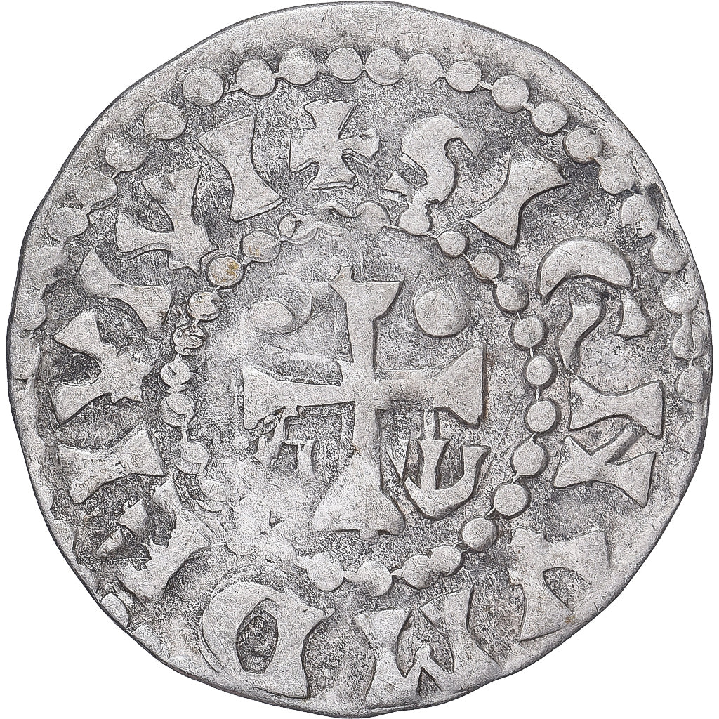 Moneda, Francia, Maine, Herbert I, Denier, ND (1015-1246), Le Mans, MBC+, Plata