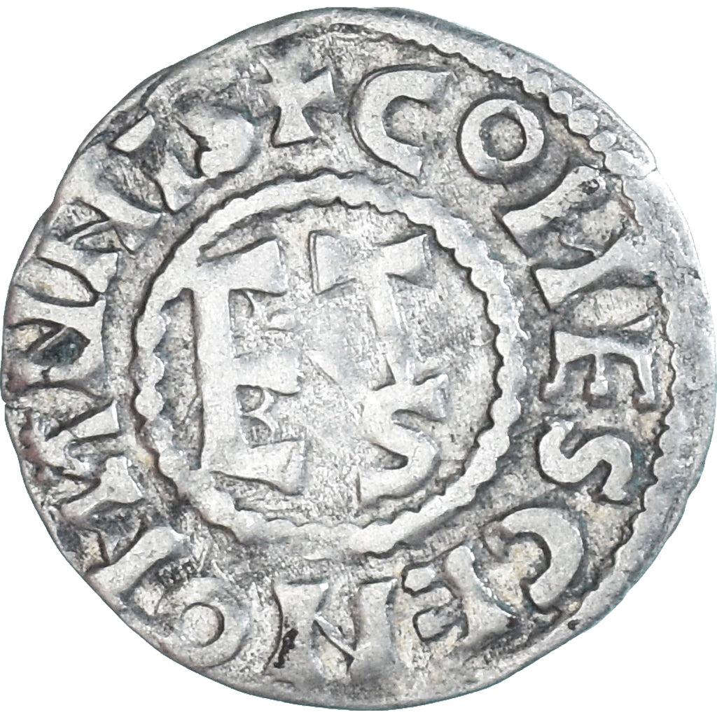 Moneda, Francia, Maine, Herbert I, Denier, ND (1015-1246), Le Mans, MBC+, Plata