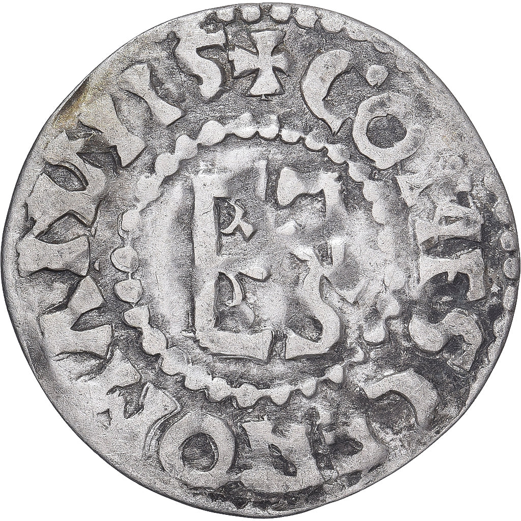 Moneda, Francia, Maine, Herbert I, Denier, ND (1015-1246), Le Mans, MBC+, Plata