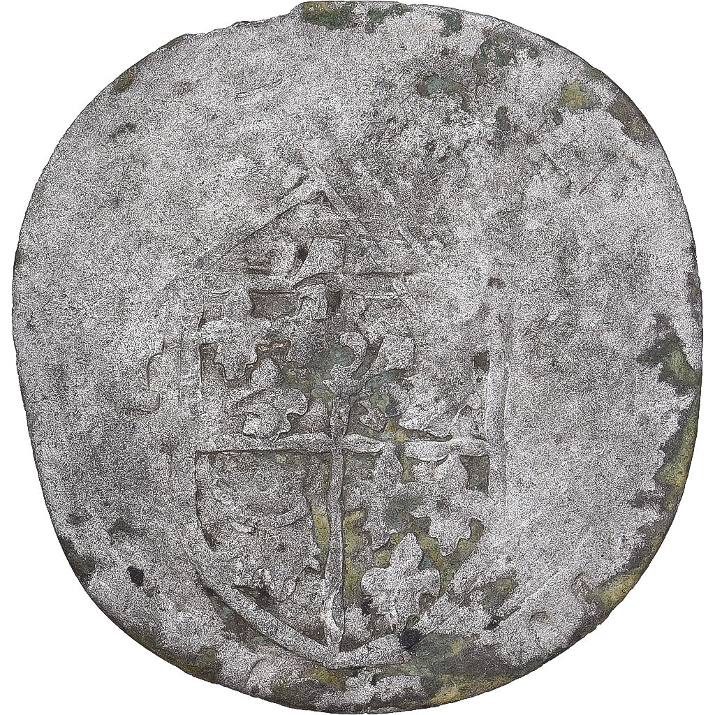 Monnaie, France, Louis XIV, Quinzain aux 8 L, Rouen, B+, Billon, Gadoury:93