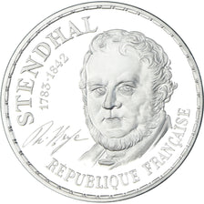 Moneda, Francia, Stendhal, 10 Francs, 1983, Monnaie de Paris, Piéfort, FDC