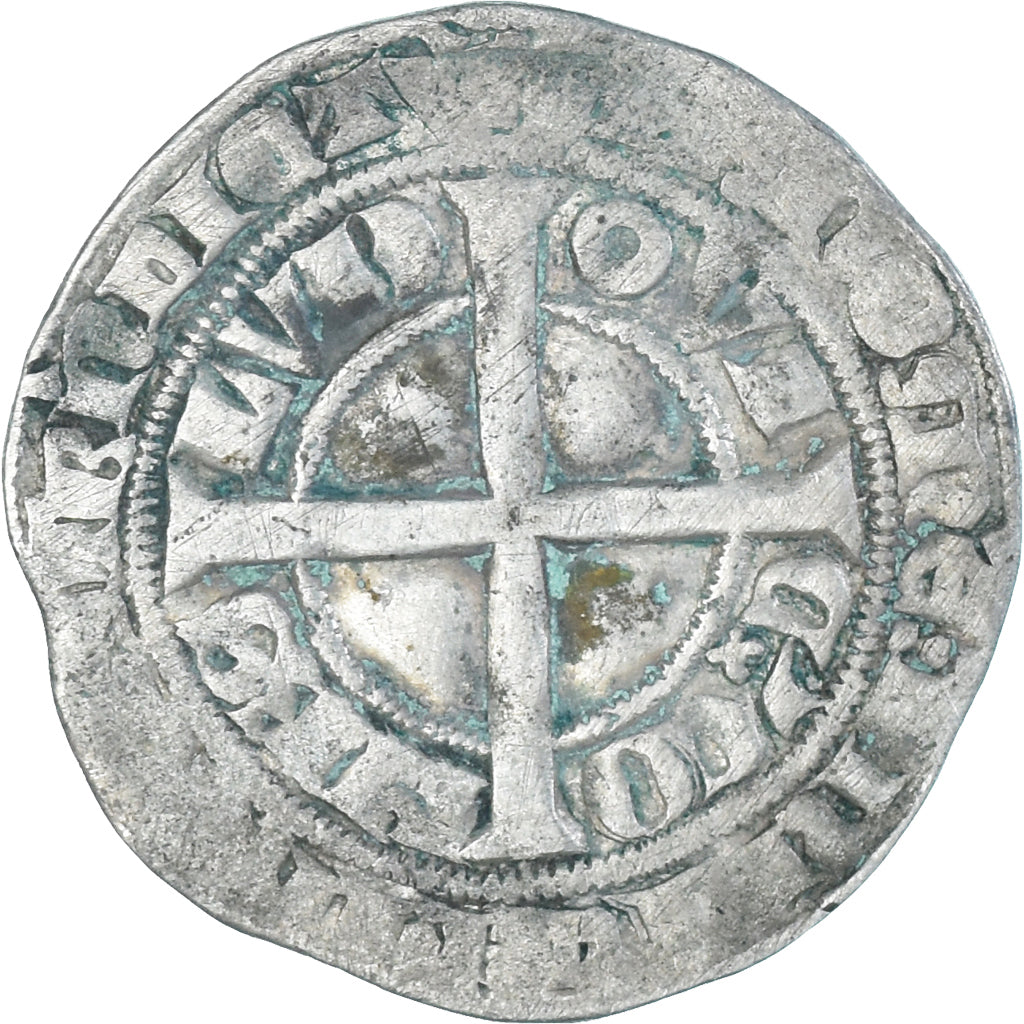 Monnaie, France, Flandre, Louis II de Mâle, Gros, 1346-1384, TB+, Argent