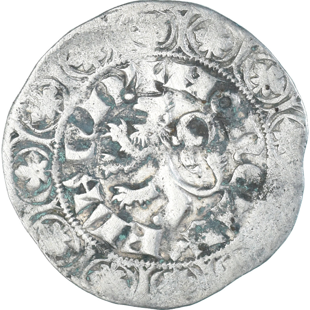 Monnaie, France, Flandre, Louis II de Mâle, Gros, 1346-1384, TB+, Argent