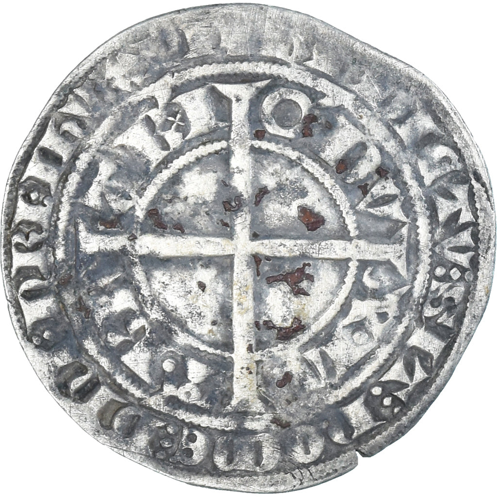 Monnaie, France, BRABANT, Jean III, Gros, 1312-1355, Bruxelles, TB+, Argent