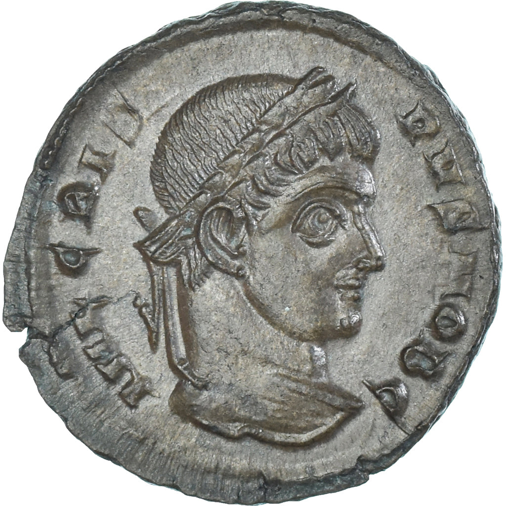 Moeda, Crispus, Follis, 317-326, Rome, AU(50-53), Bronze