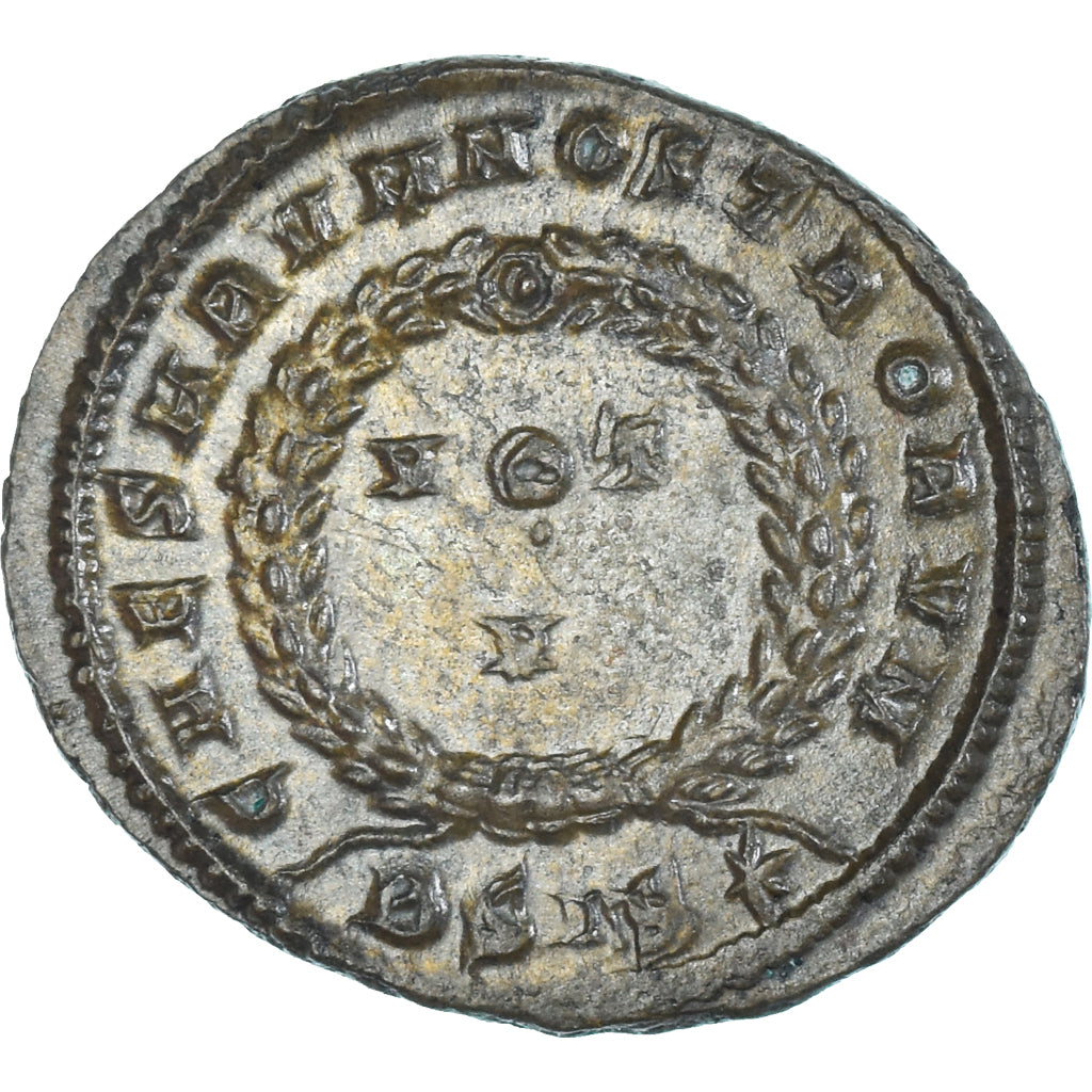 Munten, Constantijn II, Follis, 320-321, Siscia, PR, Bronzen, RIC:164 var.