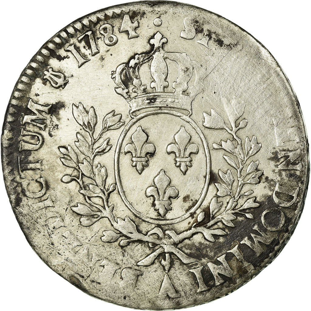 Monnaie, France, Louis XVI, Écu aux branches d'olivier, Ecu, 1784, Paris, TTB