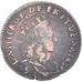 Coin, France, Louis XIV, Liard, 1656, Pont-de-l'Arche, VF(30-35), Copper