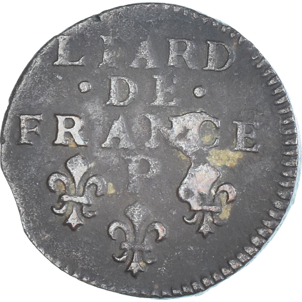 Coin, France, Louis XIV, Liard, 1698, Dijon, VF(30-35), Copper, KM:284.13