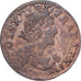Monnaie, France, Louis XIII, Double Tournois, 1640, Feurs, TB+, Cuivre