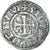 Moneda, Francia, Maine, Herbert I, Denier, ND (1015-1246), Le Mans, BC+, Plata
