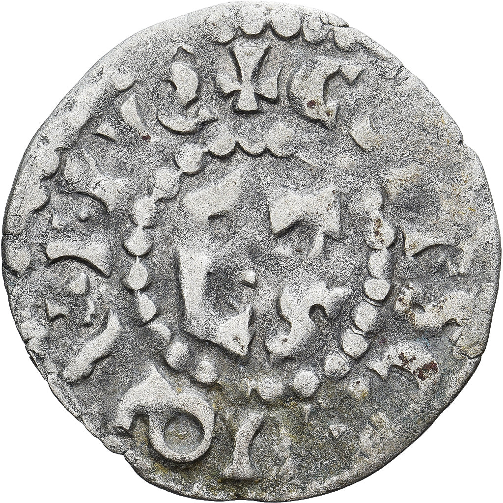 Moneda, Francia, Maine, Herbert I, Denier, ND (1015-1246), Le Mans, BC+, Plata