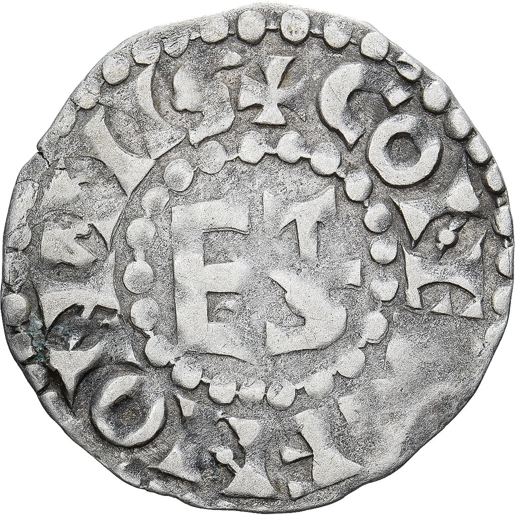 Moneda, Francia, Maine, Herbert I, Denier, ND (1015-1246), Le Mans, MBC, Plata