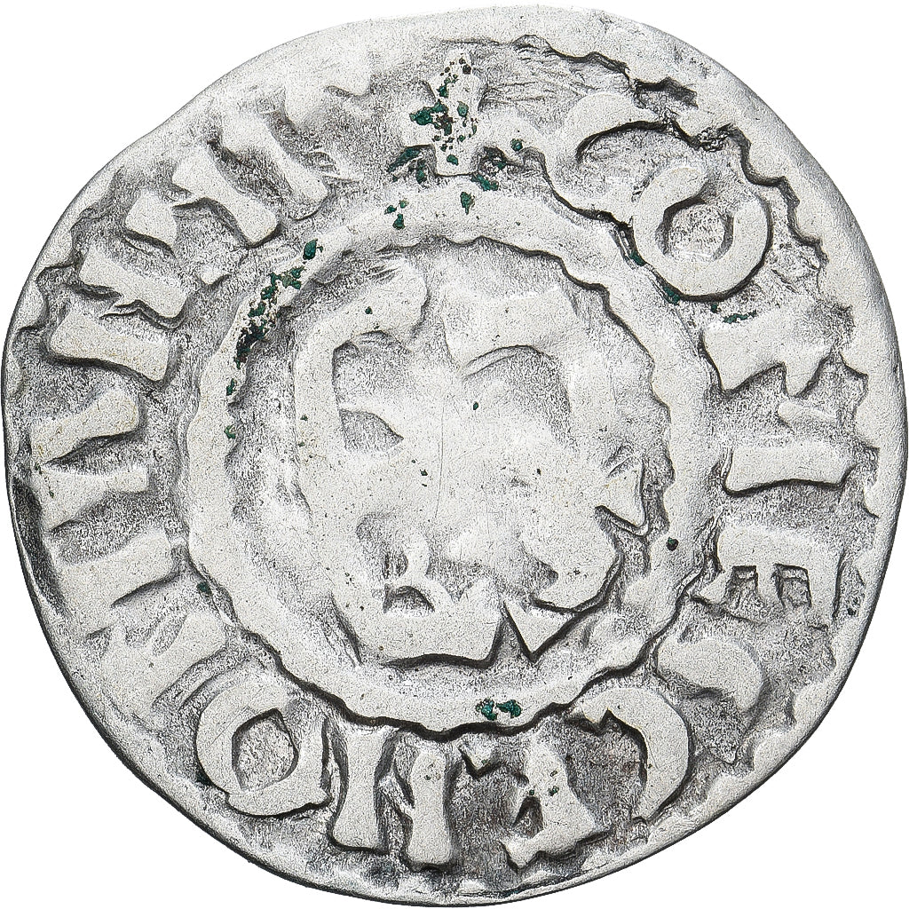 Moneda, Francia, Maine, Herbert I, Denier, ND (1015-1246), Le Mans, MBC, Plata
