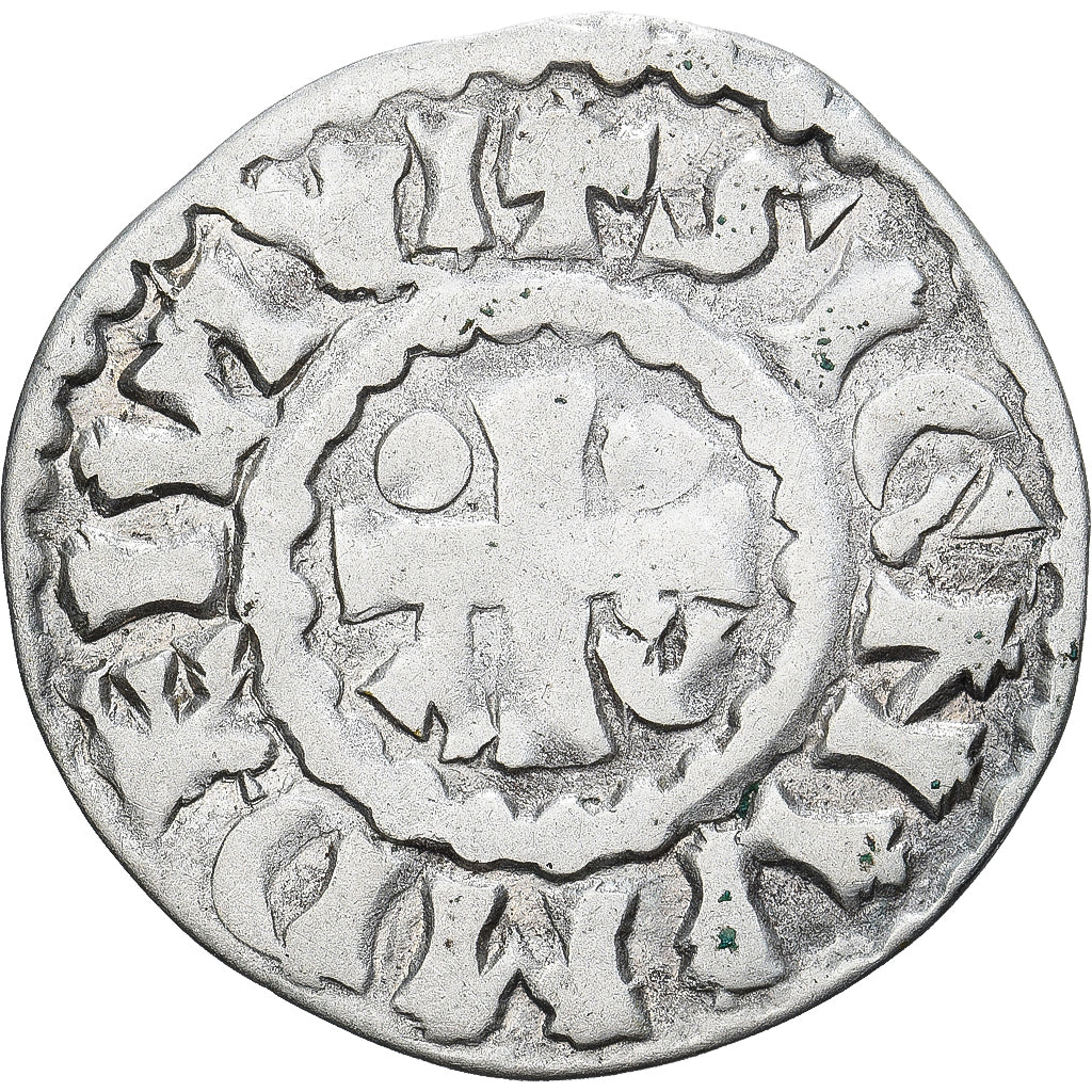 Moneda, Francia, Maine, Herbert I, Denier, ND (1015-1246), Le Mans, MBC, Plata
