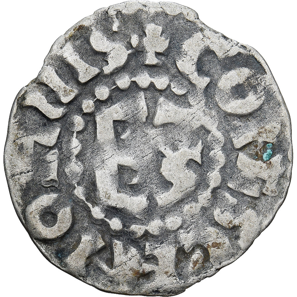 Moneda, Francia, Maine, Herbert I, Denier, ND (1015-1246), Le Mans, MBC, Plata