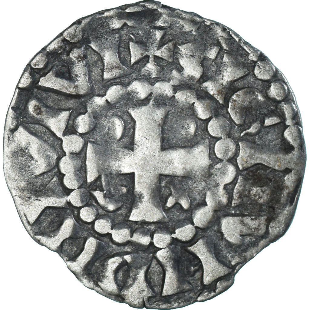 Moneta, Francja, Maine, Herbert I, Denier, ND (1015-1246), Le Mans, EF(40-45)