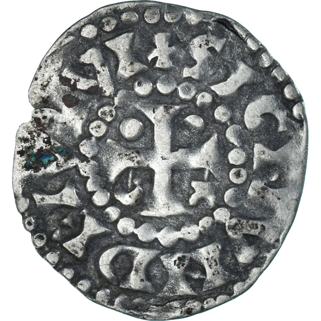 Munten, Frankrijk, Maine, Herbert I, Denier, ND (1015-1246), Le Mans, ZF