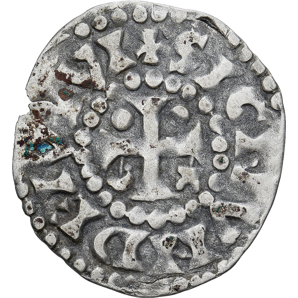 Moneda, Francia, Maine, Herbert I, Denier, ND (1015-1246), Le Mans, MBC, Plata
