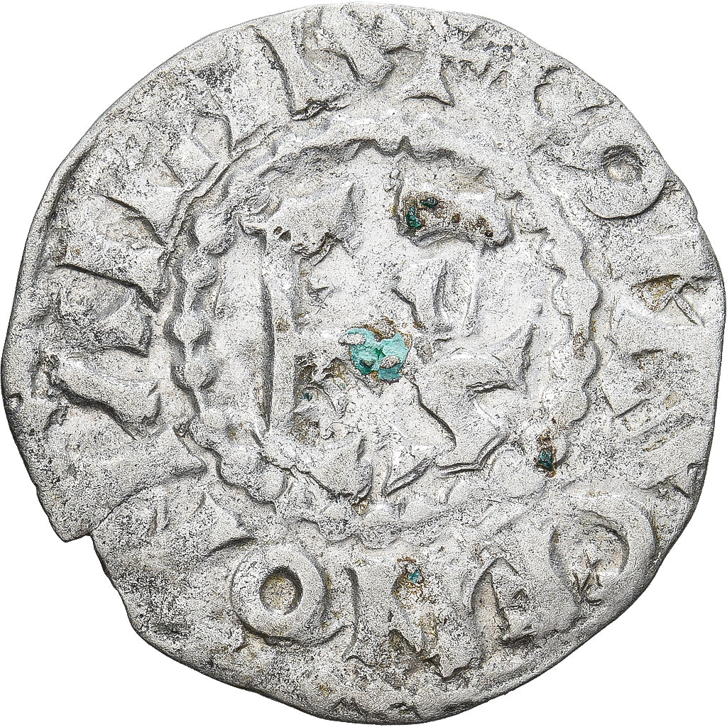 Moneda, Francia, Maine, Herbert I, Denier, ND (1015-1246), Le Mans, MBC, Plata