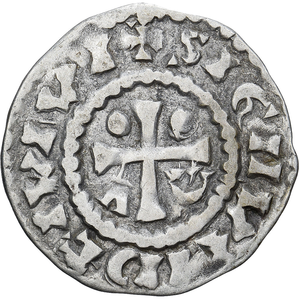 Moneda, Francia, Maine, Herbert I, Denier, ND (1015-1246), Le Mans, MBC, Plata