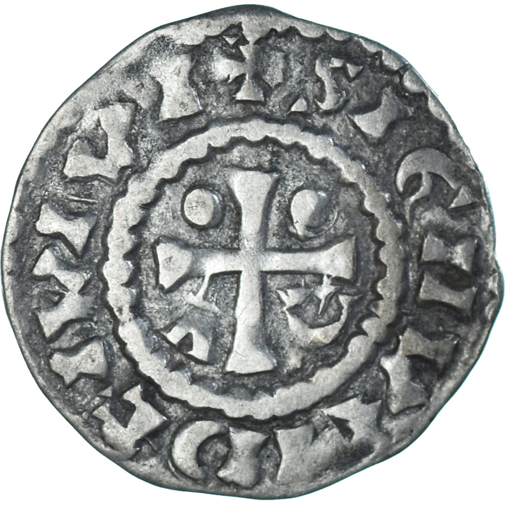 Moeda, França, Maine, Herbert I, Denier, ND (1015-1246), Le Mans, EF(40-45)