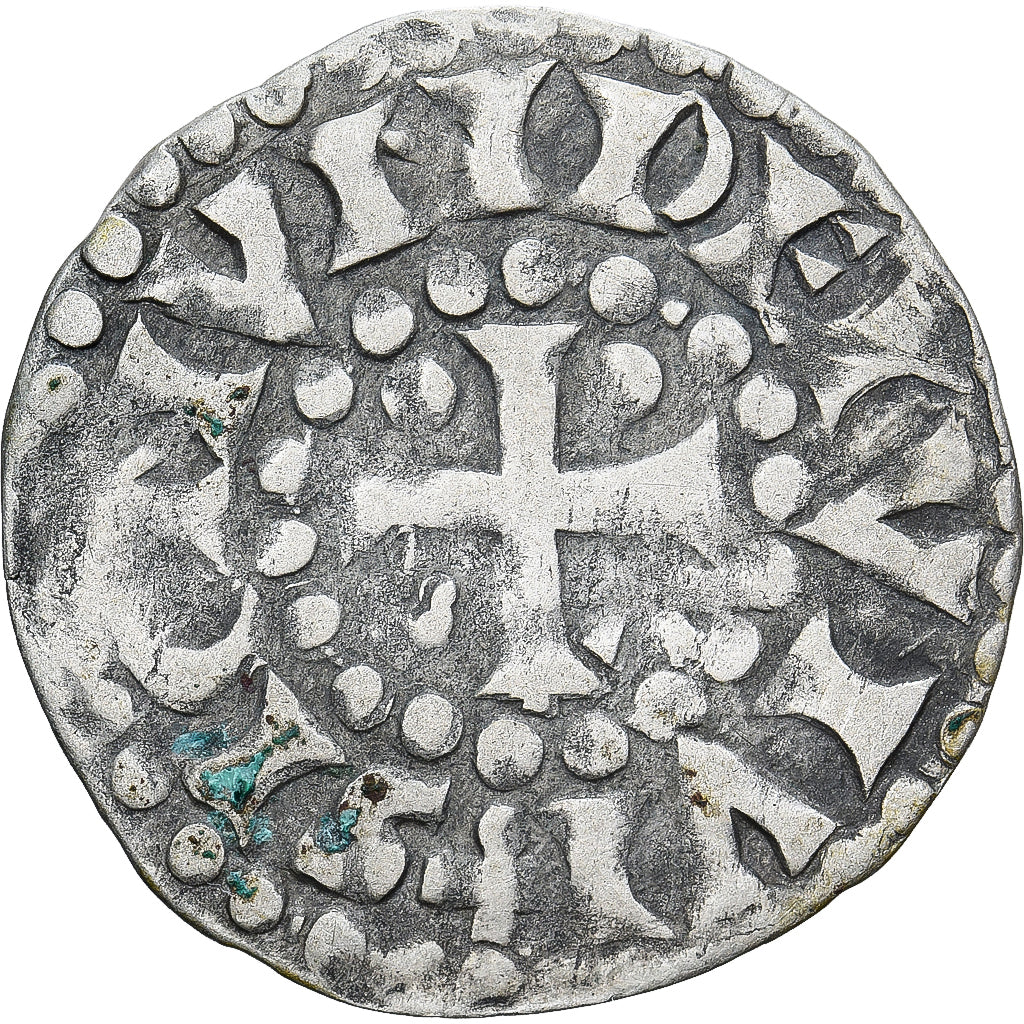 Moneda, Francia, Maine, Herbert I, Denier, ND (1015-1246), Le Mans, MBC+, Plata