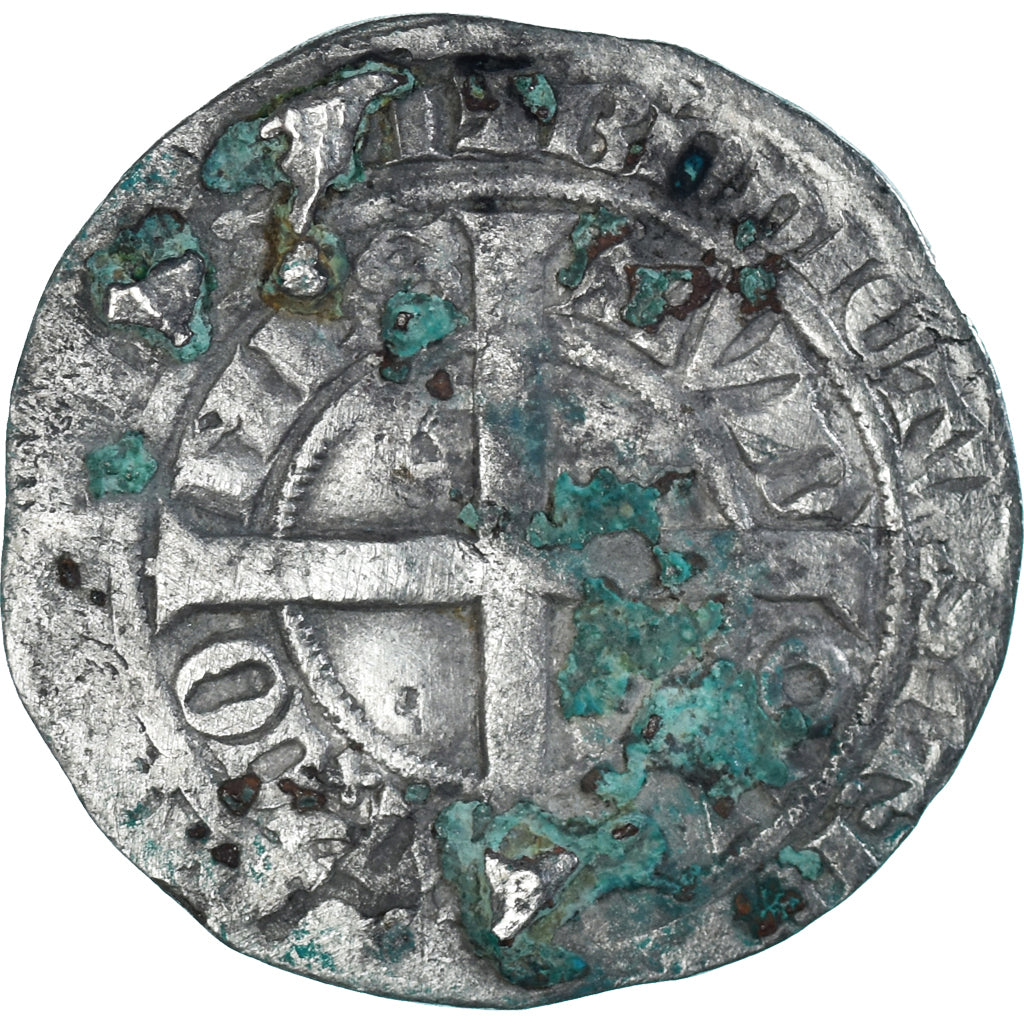 Moneda, Francia, Flanders, Louis II de Mâle, Gros, 1346-1384, BC+, Plata