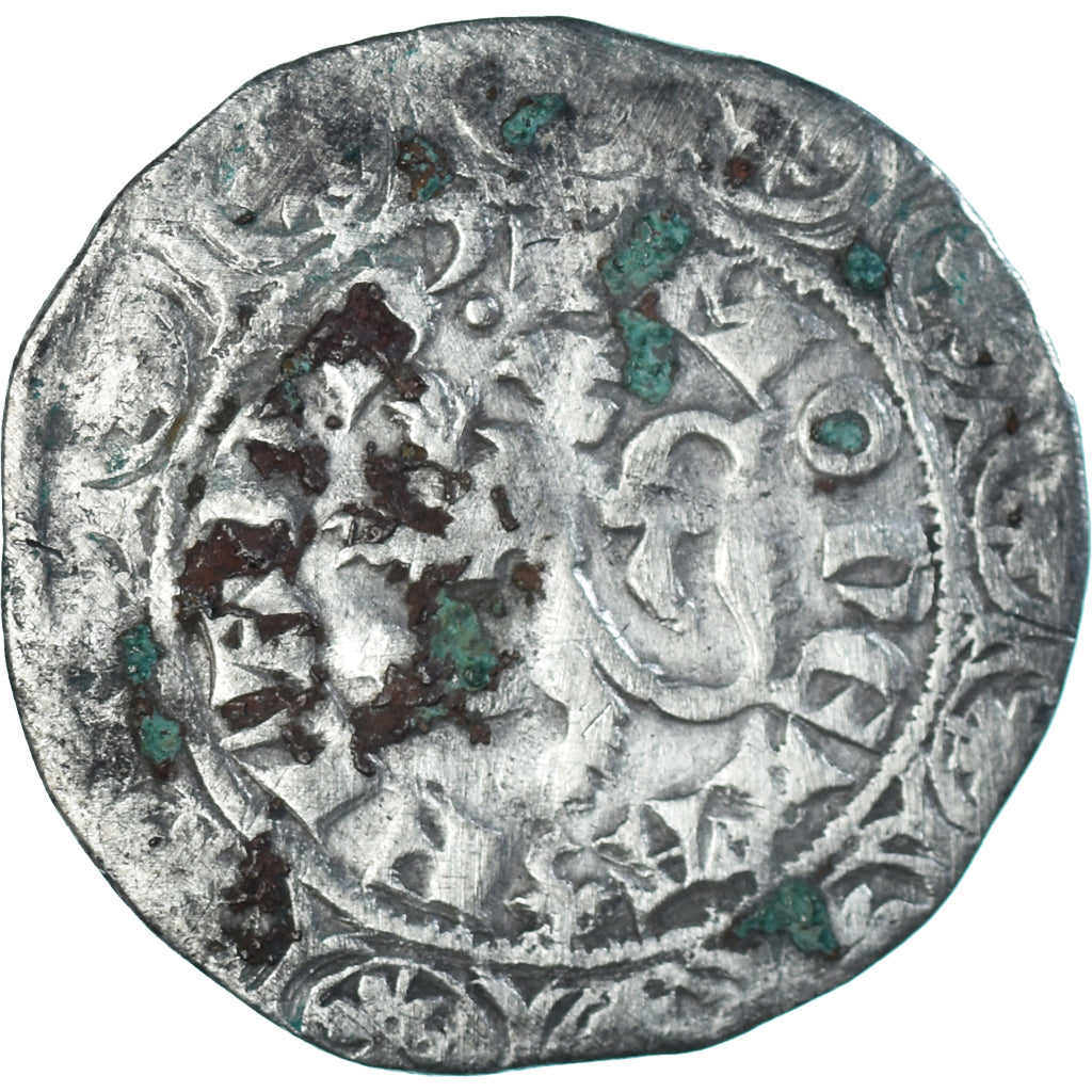 Moneda, Francia, Flanders, Louis II de Mâle, Gros, 1346-1384, BC+, Plata