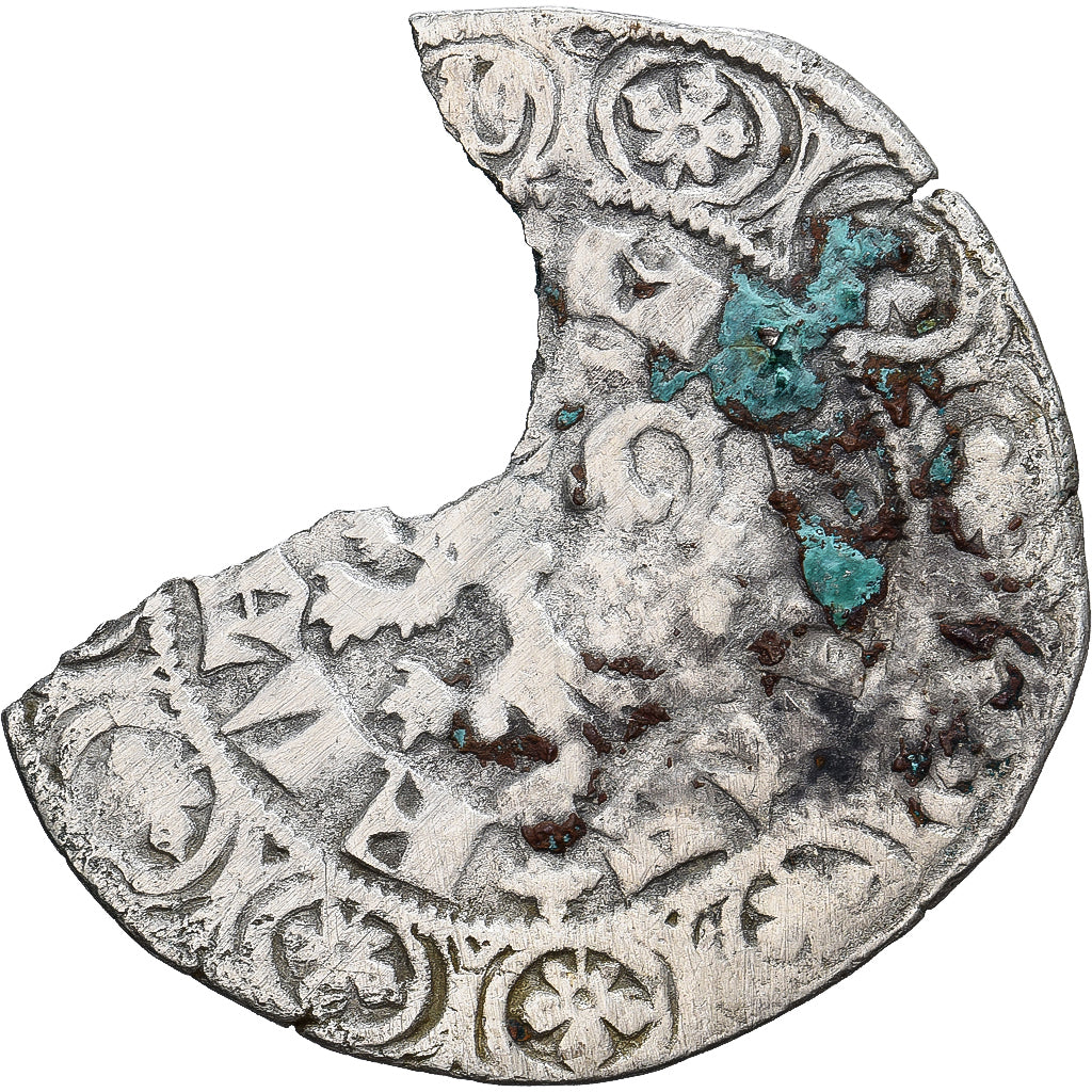 Moneda, Francia, Flanders, Louis II de Mâle, Gros, 1346-1384, BC+, Plata